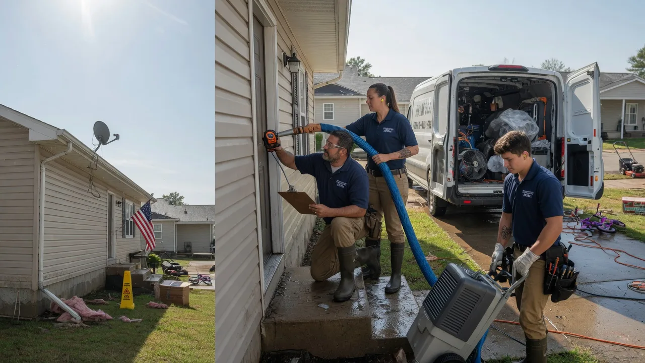 Ceiling Water Damage Restoration in Springvale, ME near me